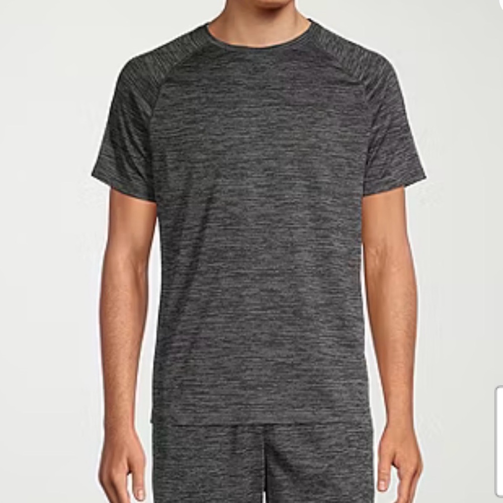 Xersion Men's Charcoal Heather Short-Sleeve Performance Tee